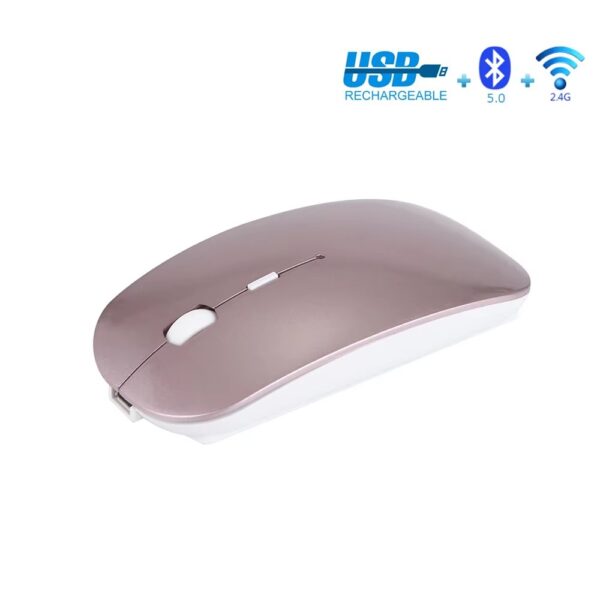 Factory Spot Direct Sales Dual-mode Wireless Charging Mouse Photoelectric Silent Convenient Game Office Laptop - Image 3