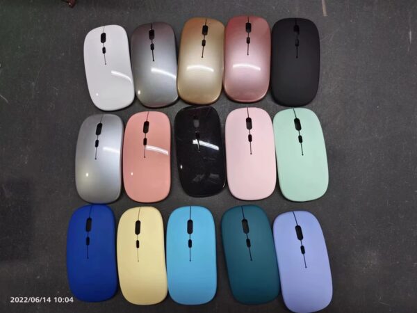 Wireless Mouse 15 Colors Available Rechargeable BT-compatible RGB Mouse Ergonomic Mouse With Backlight