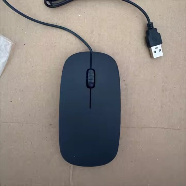 Ultra Slim 3D 1200dpi Wired Optical Mouse High Quality Glowing Mice USB for PC Laptop Office Photoelectric Wired Mouse - Image 3