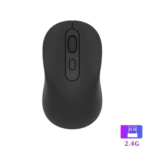 Mouse 2.4G Wireless Rechargeable Dual Mode Gaming Mouse Silent Mouse 1600 DPI Mice for PC Laptop MacBook Pro - Image 4