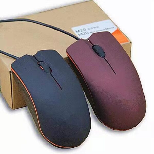 Wired Mouse | Notebook Desktop Computer Frosted Mini USB Optical Mouse Wholesale - Image 3